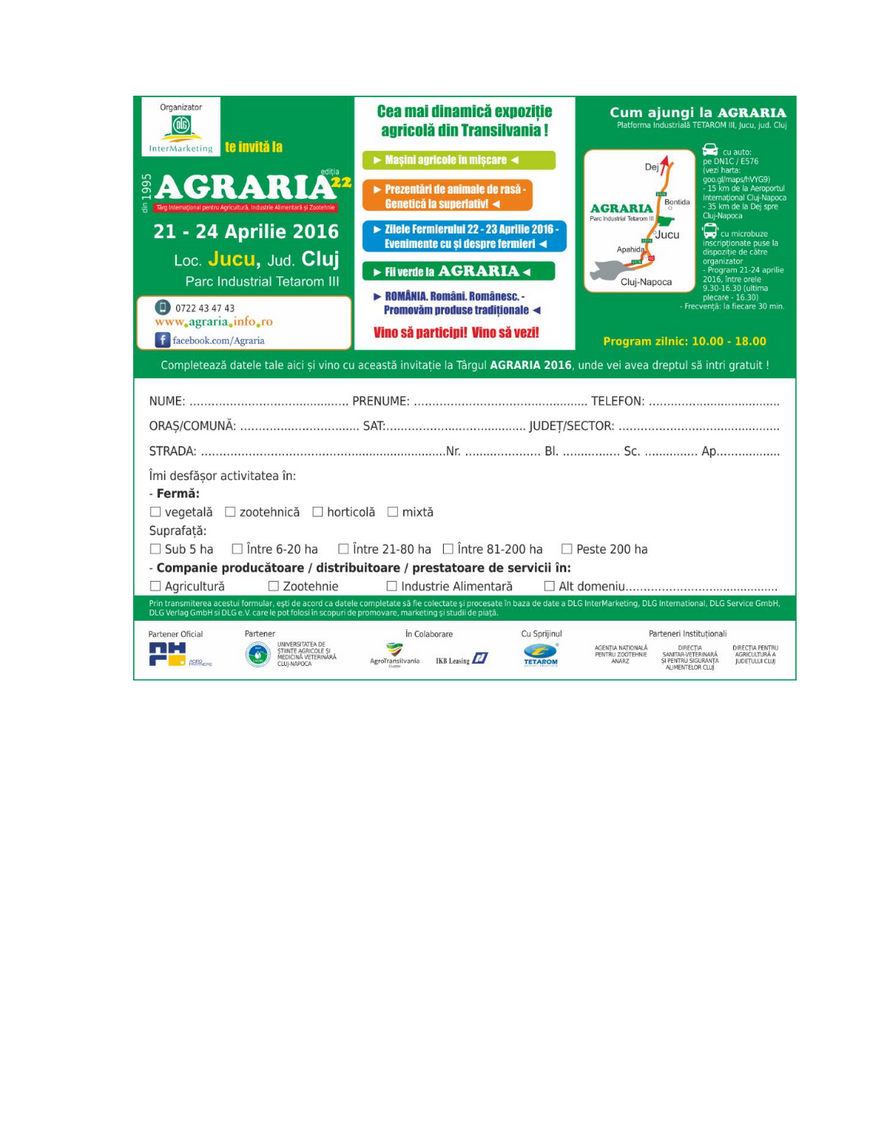 AGRARIA 2016
