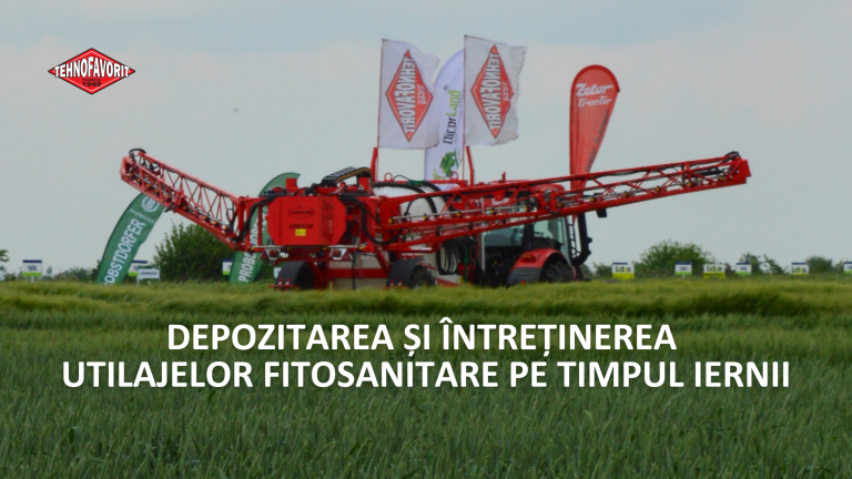 Cum ne depozităm utilajle fitosanitare pe timpul iernii?