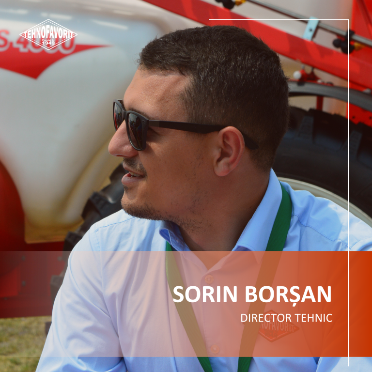 Sunt Sorin Borșan și lucrez ca Director Tehnic în cadrul companiei TEHNOFAVORIT. S-au adunat deja 6 ani de când fac parte din această mare familie.
