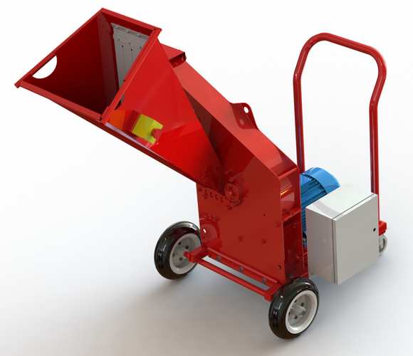 Tocător de crengi cu motor electric 3 KW