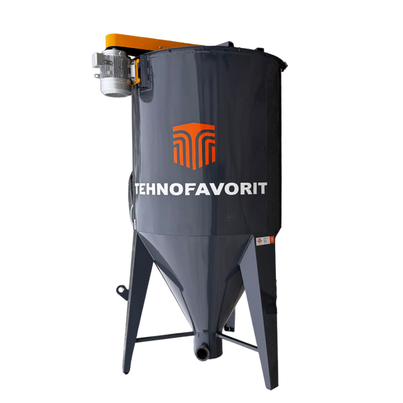 Amestecător vertical cu transportor de recuperare - 750 kg