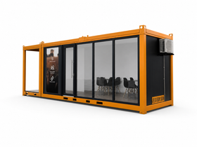 Container de expozitie - complet echipat
