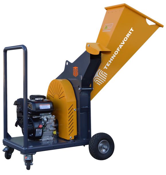 Tocător de crengi și resturi vegetale TC60MT cu motor termic KOHLER de 7 CP, benzină – diametru maxim de tăiere 6 cm