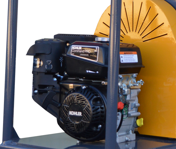 Tocător de crengi și resturi vegetale TC60MT cu motor termic KOHLER de 7 CP, benzină – diametru maxim de tăiere 6 cm