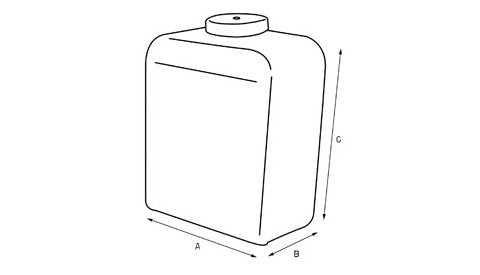 Bazin Lavamani - 15 litri